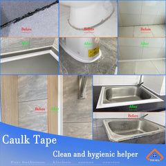 Glam Caulking Sealing Tape for Bathroom, Toilet, Kitchen Countertop, Bathroom, Toilet
