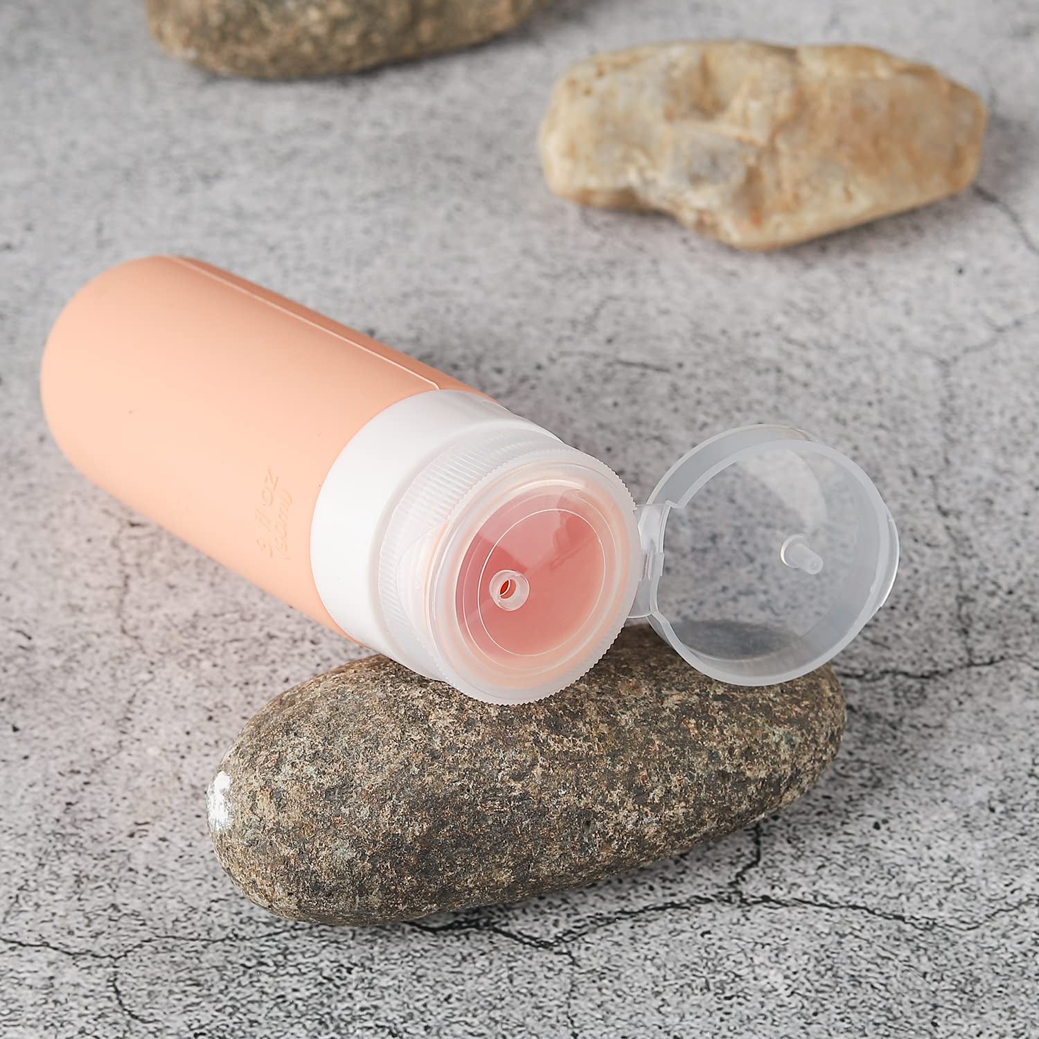 16 Pack Travel Bottles Set - TSA Approved Leak Proof Silicone Squeezable Containers for Toiletries, Conditioner, Shampoo, Lotion & Body Wash Accessories (16 Pcs/White Pack)