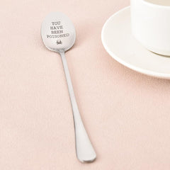 Glam Halloween Gifts You Have Been Poisoned Spoon