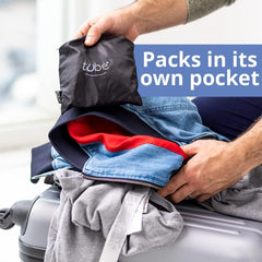 the Original Pillow You Stuff with Clothes – Transforms into Extra Luggage without Excess Fees - Fits up to 3 Days of Travel Essentials - Keep Your Belongings Nearby in Case of Lost Luggage