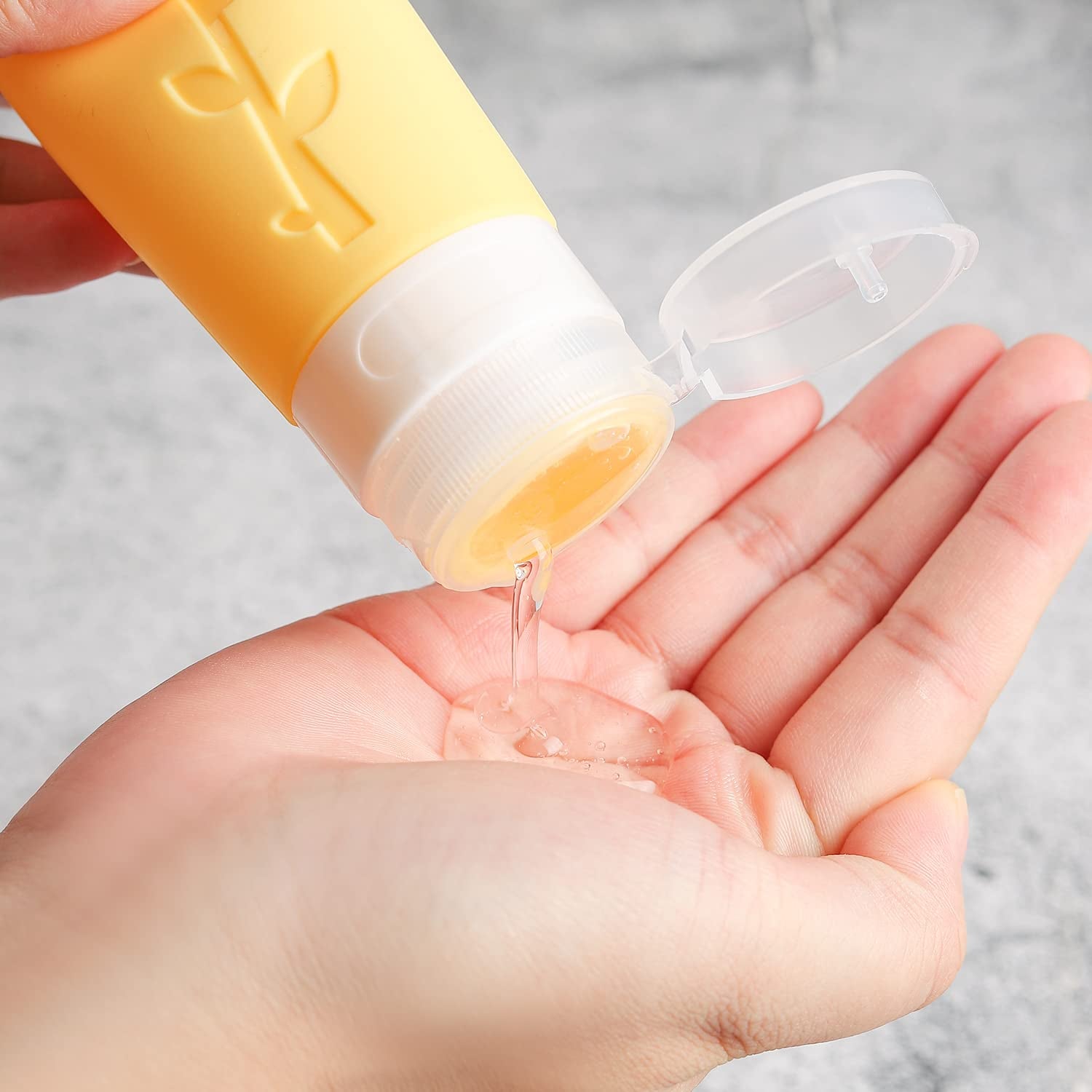 16 Pack Travel Bottles Set - TSA Approved Leak Proof Silicone Squeezable Containers for Toiletries, Conditioner, Shampoo, Lotion & Body Wash Accessories (16 Pcs/White Pack)