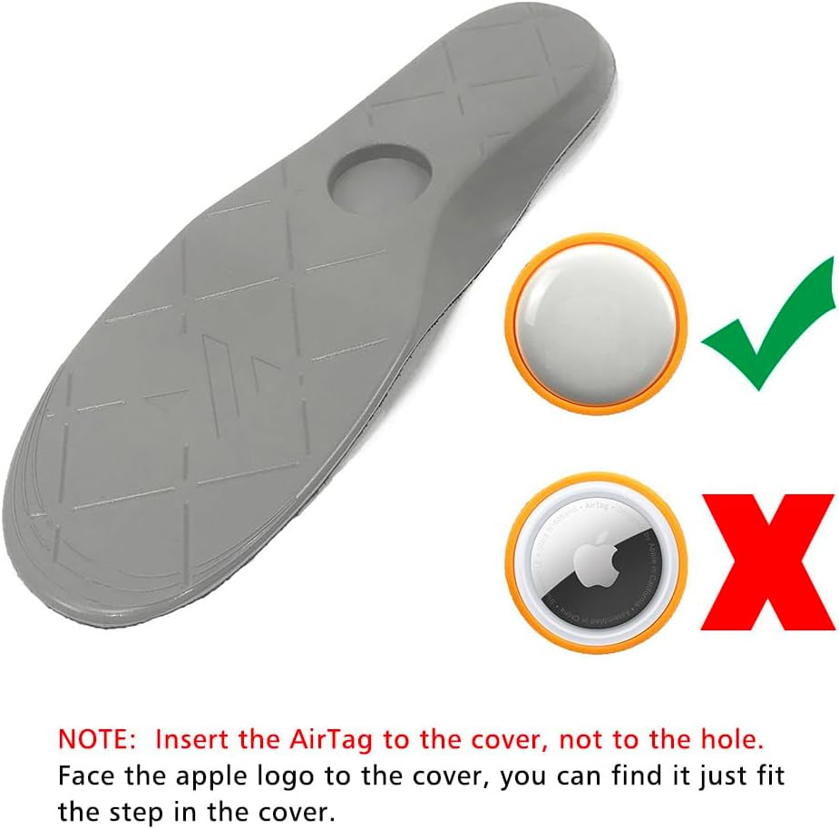 Airtag Holder Insoles for Kids and Old People, Airtag Case to Track Your Steps and Shoes (210Mm)