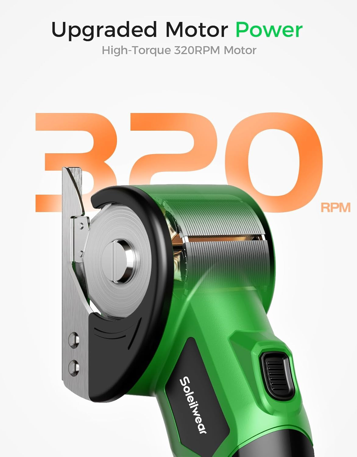 Glam Cardboard Cutter, Rechargeable Cordless Electric Scissors, Safety Lock & LED Light, Powerful Cutting for Cardboard Box, Plastic, Leather