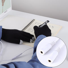 Electric Heating Gloves Winter Warm USB Rechargeable Touchscreen Hand Warmer US