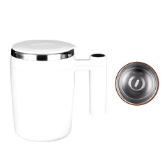 Automatic Stirring Cup Magnetic Cup 304 Stainless Steel Intelligent Coffee Milk Stirrer Court Office Stirring Cup Insulation Cup