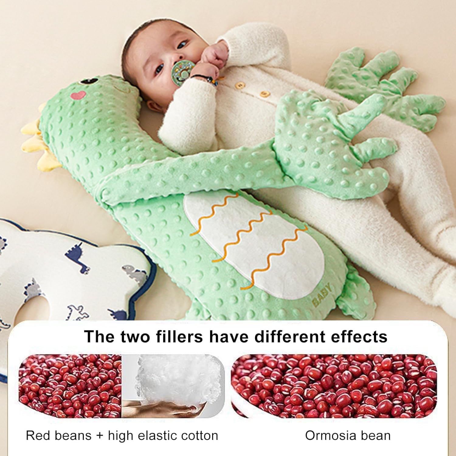 Baby Soothing Toy with Automatic Patting Palm, Baby Patter Doll with Soothing Palm Pad Interactive, 3 Levels Adjustable Simulation of Automatic Palms Slapping for Bed, Sofa