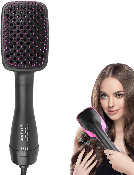 Hair Dryer Brush Blow Dryer Brush in One, 3 in 1 One Step Hair Dryer and Styler, Negative Ion Hair Dryer Straightener Hot Air Brush Hair Styling Tool for Straightening Drying Smooth Hair