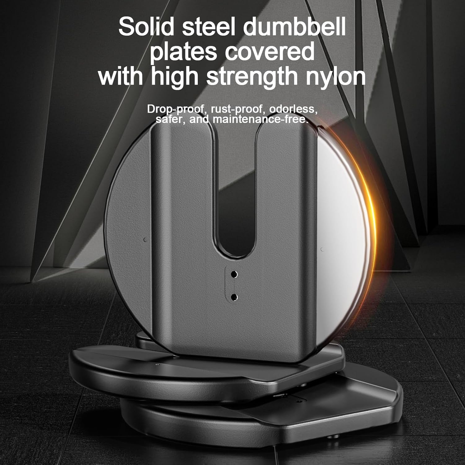 Glam Adjustable Dumbbells Set of 2, Free Weights Dumbbells Set, Adjustable Dumbbell Set, For Men/Women Gym Equipment for Home Strength Training Equipment