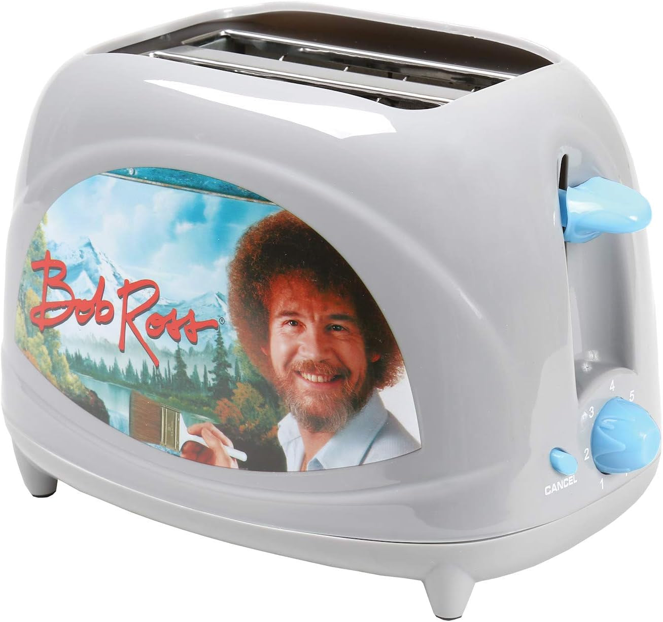 Glam Bob Ross Toaster - Toasts Bob'S Iconic Face onto Your Toast
