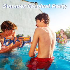 Water Guns for Kids 2 in 1 Design Water Gun for Kids Ages 4-8, Electric Water Gun with 600 Ammos, Water Pistol with Moving Light,Boys Outdoor Swimming Pool Toys