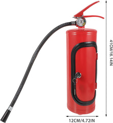 Glam Fire Extinguisher Wine Metal Storage Case Whiskey Container