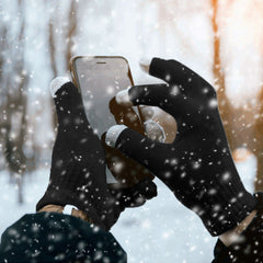 Electric Heating Gloves Winter Warm USB Rechargeable Touchscreen Hand Warmer US