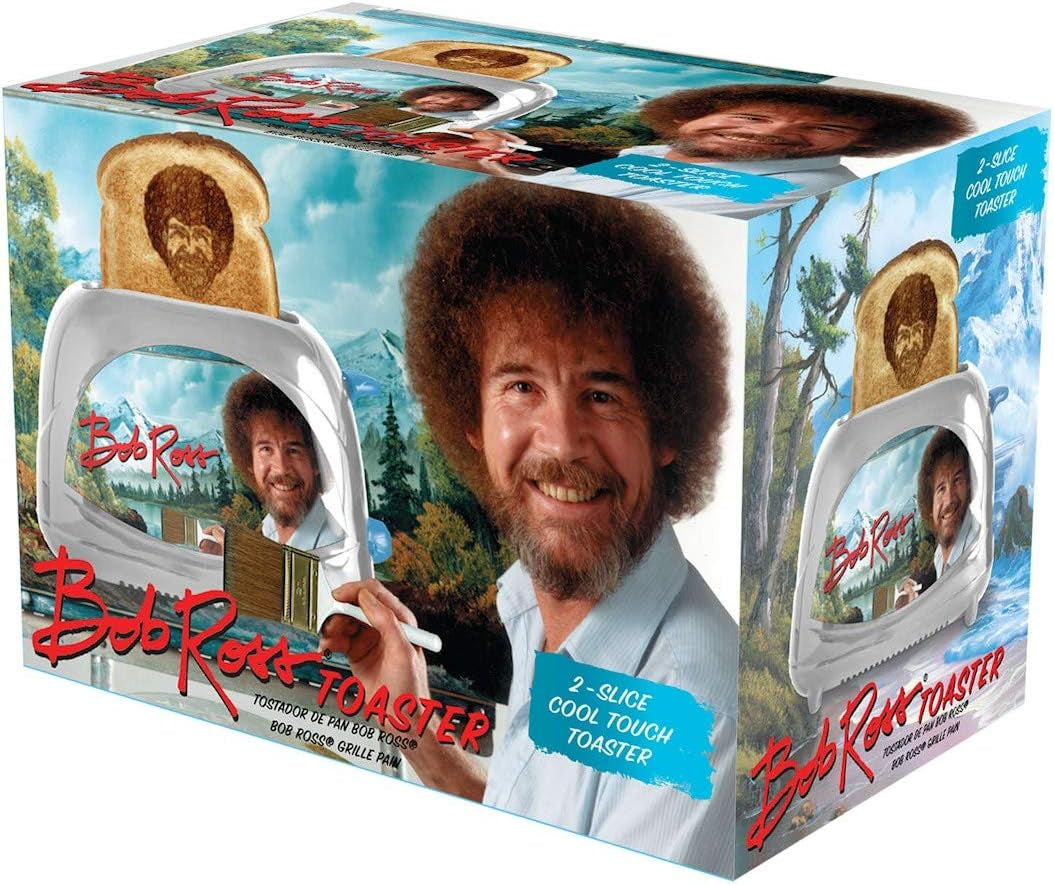 Glam Bob Ross Toaster - Toasts Bob'S Iconic Face onto Your Toast