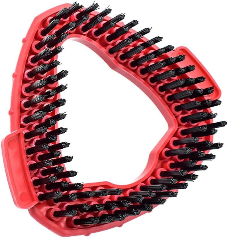 2-Pack Mop Scrub Brush Head Compatible with Ocedar Easywring 1-Tank Spin System, Shower Floor Scrubber Mop Head Replacement, Cleaning Brush for Bathroom Kitchen, Not Fit Rinseclean