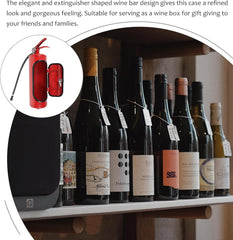 Glam Fire Extinguisher Wine Metal Storage Case Whiskey Container