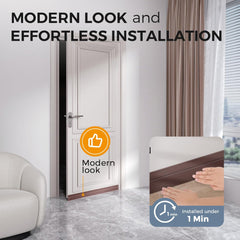 2 Pack Door Draft Stopper, under Door Draft Blocker, Soundproof Door Sweep Weather Stripping for Doors, 39" L X 2" W Brown, Home Improvement for New Home