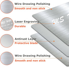 Pro Dough Pastry Scraper/Cutter/Chopper Stainless Steel Mirror Polished with Measuring Scale Multipurpose- Cake, Pizza Cutter - Pastry Bread Separator Scale Knife (1)