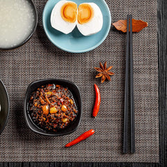 Chopsticks10 Pairs Reusable Fiberglass Chopsticks Non-Slip Chopsticks Beginners Chopsticks Dishwasher Safe for Chinese Style Japanese Food Cooking Chopsticks(9.5"Black Cherry Blossom)