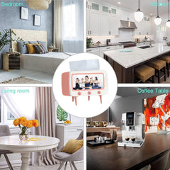 Glam Retro TV Tissue Box Holder with Phone Stand