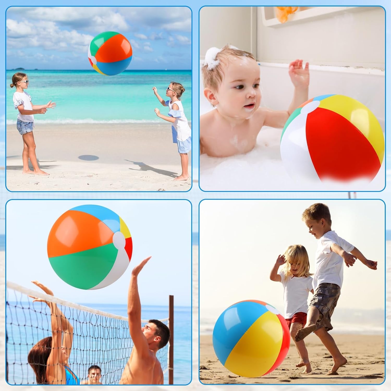 Glam 2pack 20 Inch Beach Balls for Kids