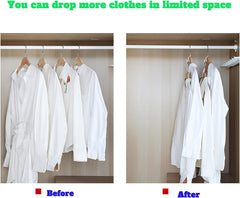 Clothes Hanger Connector Hooks 50PCS Plastic Hooks Cascading Hangers Space Saving Organizer for Heavy Duty Clothes Closet