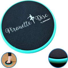 Ballet Pirouette Disc for Dancers - Portable Turn Disc for Dancing on Releve, Gymnastics and Ice Skaters - for Better Pirouette Technique, Releve, Turns and Dance Spinning