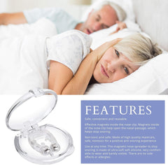 Anti Snoring Devices with Adjustable Magnet: Silicone Magnetic Nose Clip - Comfortable Snore Stopper to Relieve Snore - Effective Stop Snoring for Men and Women (6PCS)