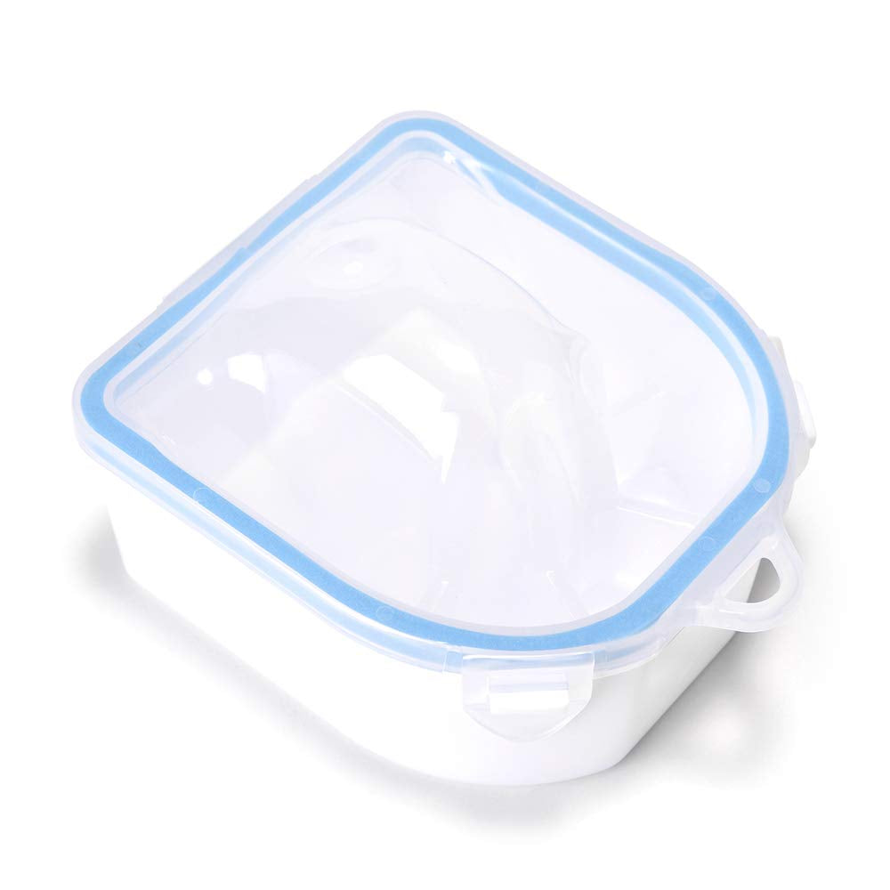 2 PCS Nail Soaking Bowl Nail Soak off Bowl Acrylic Nail Remover Tool Acetone Nail Polish Remover Bowl Nail Soaker Tray Manicure Tool