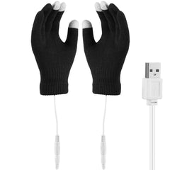 Electric Heating Gloves Winter Warm USB Rechargeable Touchscreen Hand Warmer US