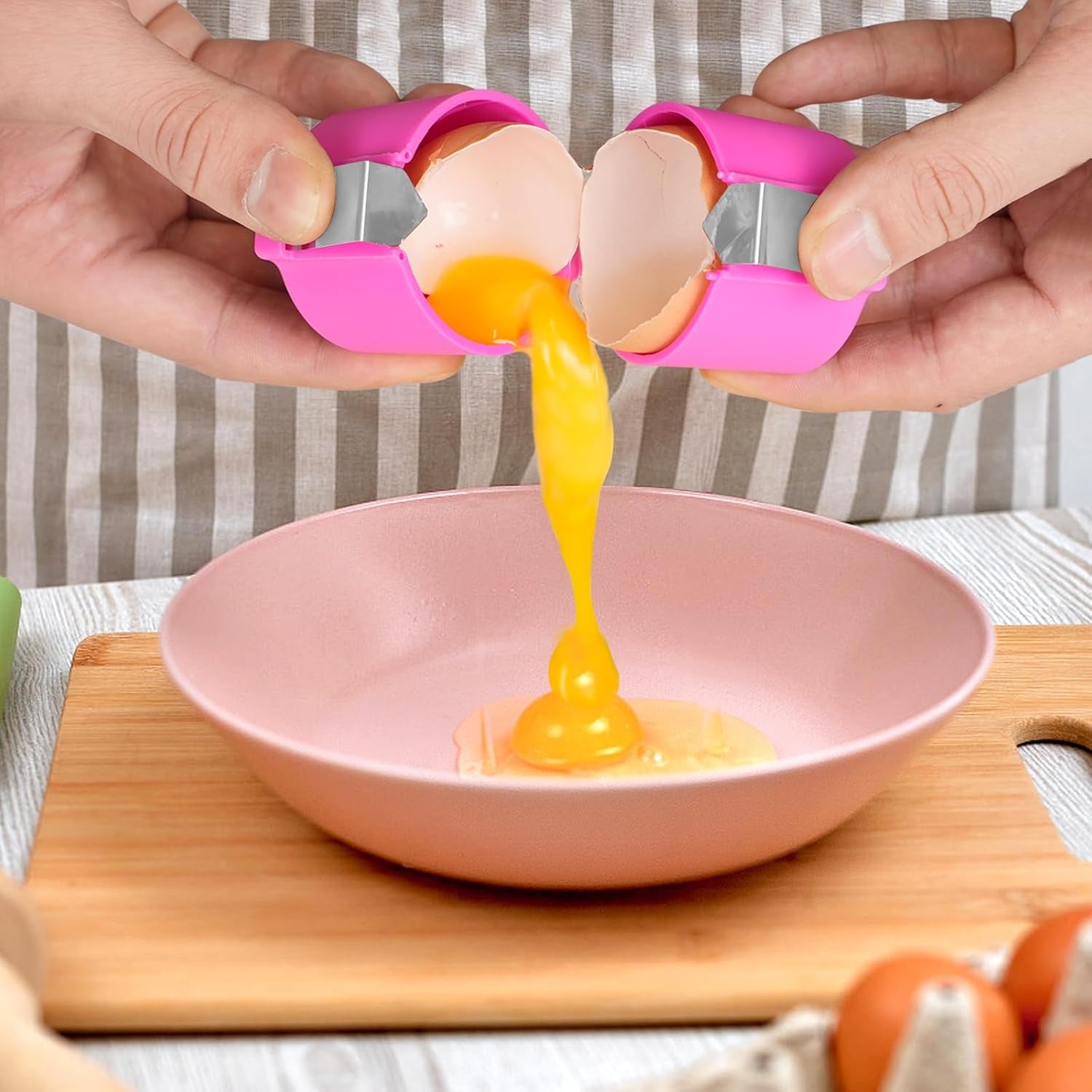 Egg Cracker Tool, Egg Shell Opener, 3 Pieces in 1 Set. Egg Topper Cutter Tool Egg Cracker Tool Egg Shell Openerhard Boiled Egg Peeler Egg Cracker Tool for Eggs