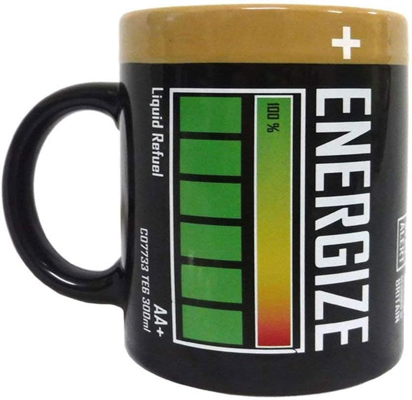 Glam Energize Battery Mug with Removable Top