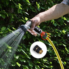 Garden Hose Quick Connector, 3/4 Inch Male and Female Garden Hose Fitting Quick Connector, 6 Set