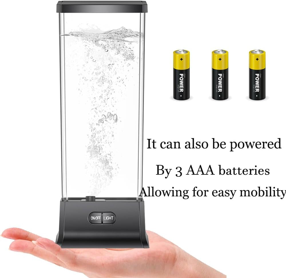 Glam Electric Jellyfish Tank Table Lamp with Color Changing Light Gift for Kids Men Women Home Deco for Room Mood Light for Relax