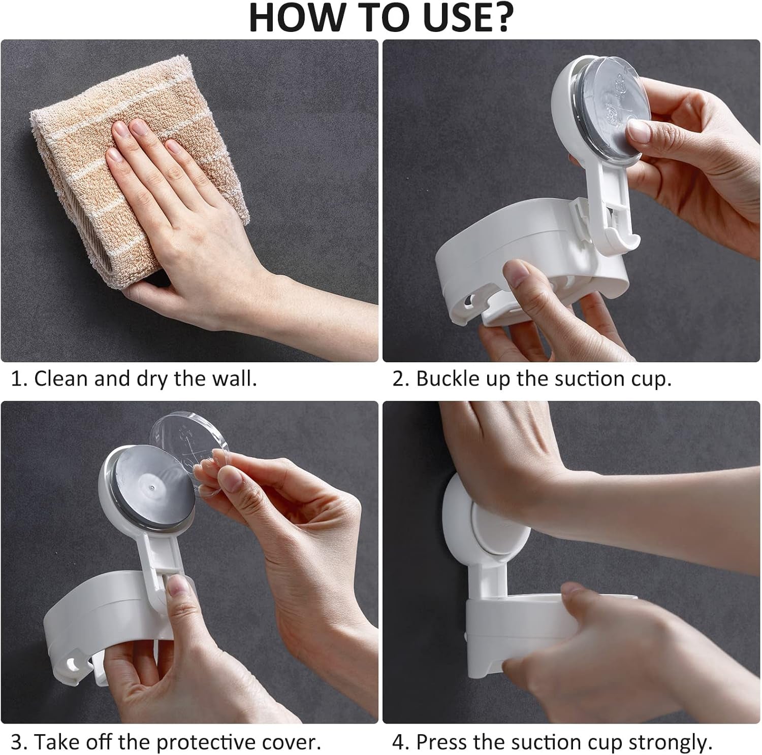 Glam Waterproof Wine Holder for Shower, Suction Cup Shower Drink Holder for Beer, Wine