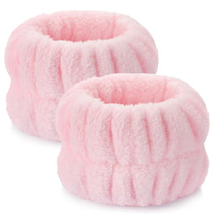 2Pcs Wrist Bands for Washing Face Wash Wristbands Wrist Towels Arm Bands for Skincare Makeup Wrist Cuffs Spa Wrist Scrunchies