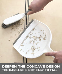 Dust Pan,Dustpan and Brush Set,Dust Pans with Brush,Small Dustpan and Brush Set,Hand Broom and Dustpan Set for Home,Handheld Angled Dustpan and Brush Set Are Daily Essential Cleaning Tool for Family.