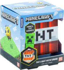 Glam Minecraft TNT Light with Game Sounds - Handheld Night Light & Fun Toy for Kids