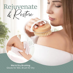 Dry Brushing Body Brush Set – Exfoliate & Revitalize for Healthy, Glowing Skin!