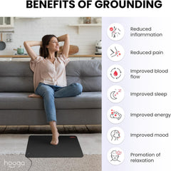Glam Grounding Mat for Sleep, Energy, Pain Relief, Inflammation, Balance, and Wellness