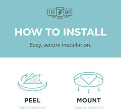 Glam Grip Jar Opener | Original under Cabinet Jar Lid & Bottle Opener, Effortless for Weak Hands & Seniors with Arthritis - Made in USA