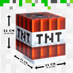 Glam Minecraft TNT Light with Game Sounds - Handheld Night Light & Fun Toy for Kids