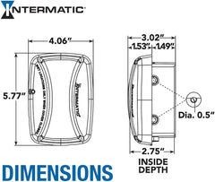 WP3100C Weatherproof Electrical Outlet Cover - Extreme Temperature Resistance, Heavy-Duty Construction, Versatile Design & Multi-Configurable, Easy Install, Secure Fit for Outdoor In-Use