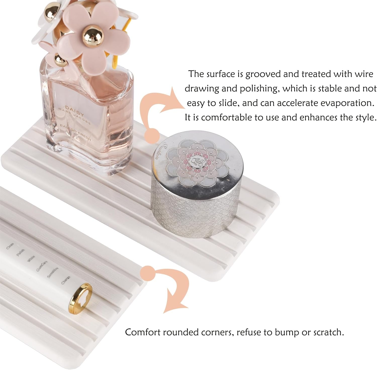 Glam Water Absorbent Diatomite Coaster