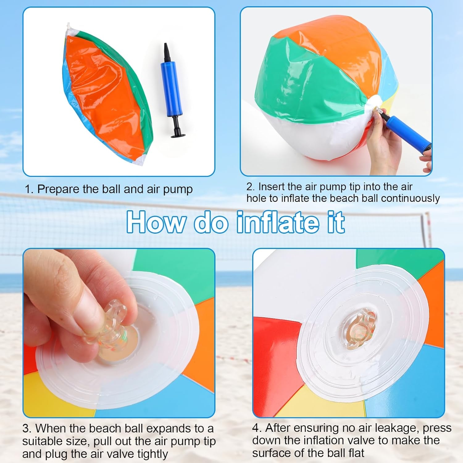 Glam 2pack 20 Inch Beach Balls for Kids