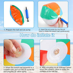 Glam 2pack 20 Inch Beach Balls for Kids