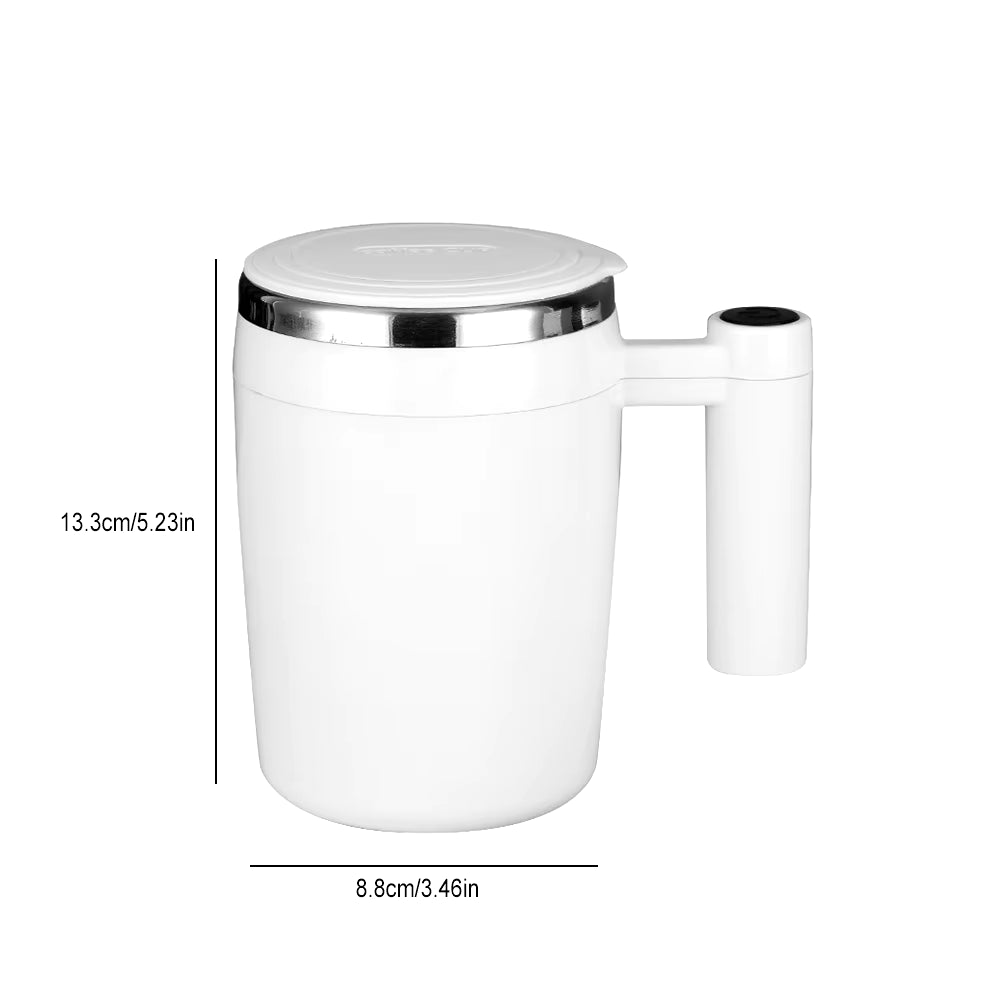 Automatic Stirring Cup Magnetic Cup 304 Stainless Steel Intelligent Coffee Milk Stirrer Court Office Stirring Cup Insulation Cup