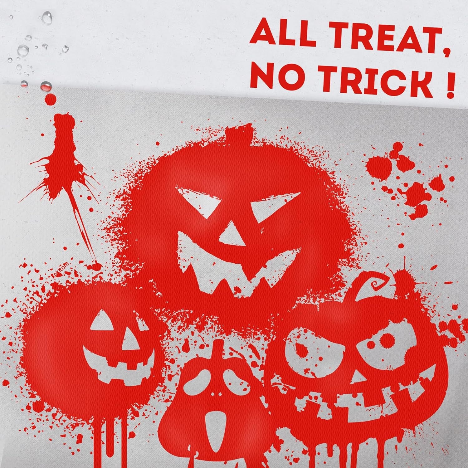 Glam Bloody Bath Mat, the Official and Authentic Mat That Turns Red When Wet, Footprints Disappear like Magic, Great Novelty Prank Gift