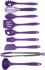 Premium Silicone Spaghetti/Pasta Fork, 11.5 Inch, Purple
