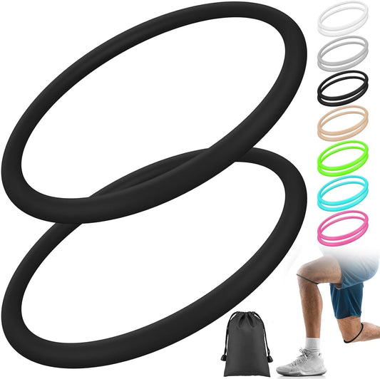 Glam 2 Pcs Silicone Patella Tendon Support Patella Knee Band