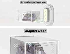 Glam Shoe Boxes Clear Plastic Stackable Shoe Containers